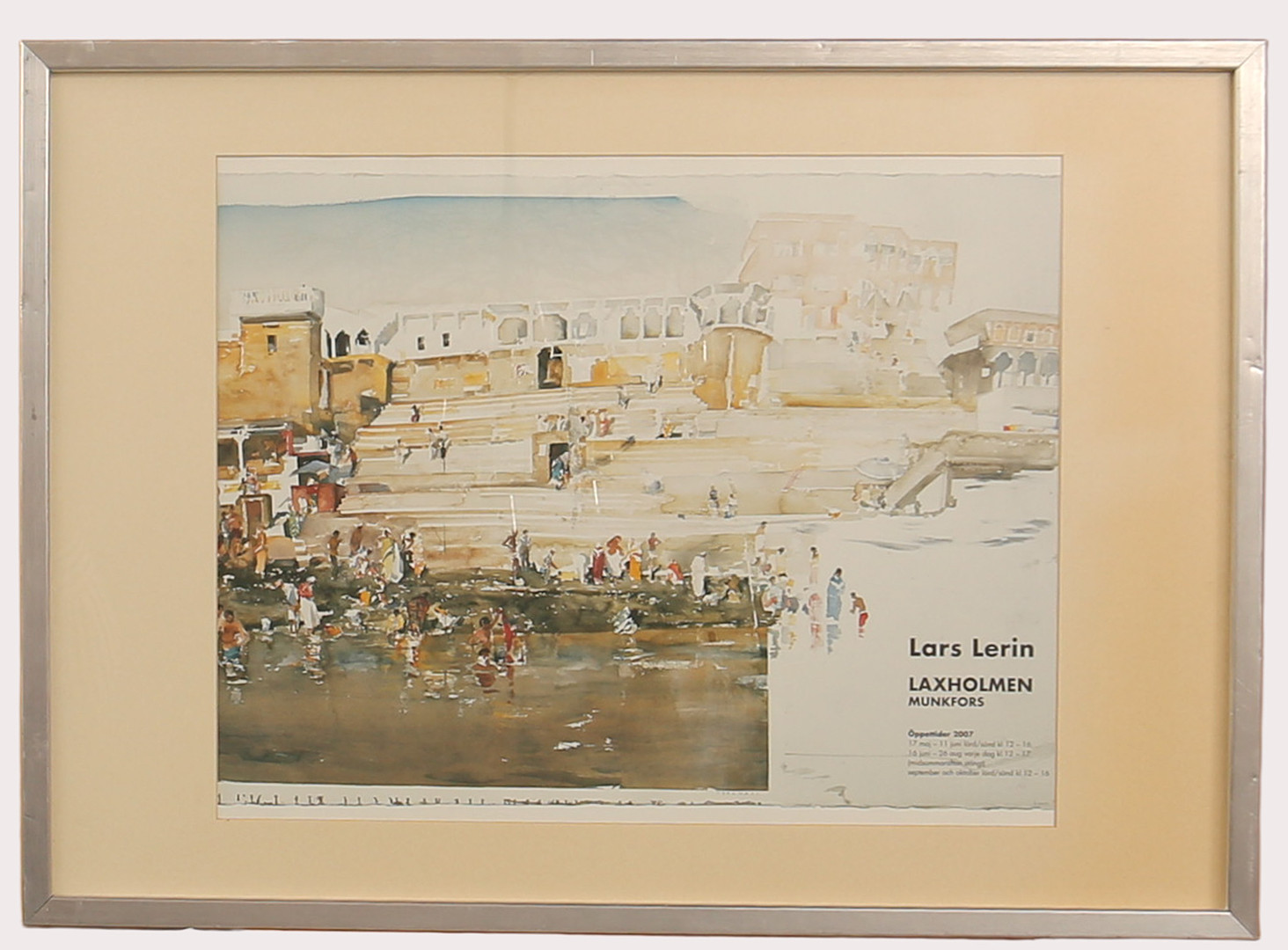 LARS LERIN. Utställningsafisch, Laxholmen, Munkfors.