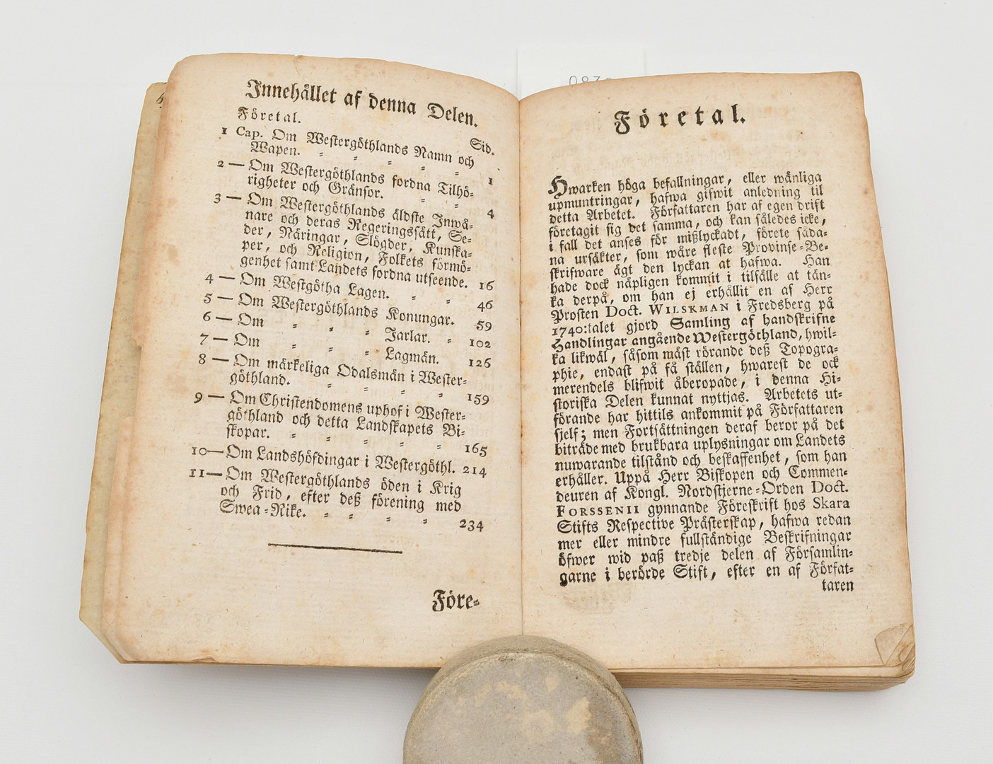 Westergöthlands historia och beskrifning. 1787.