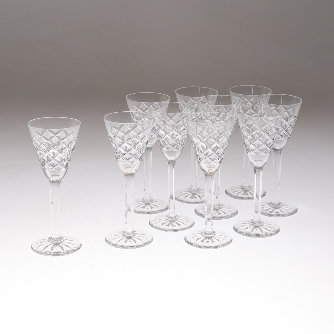 SNAPSGLAS, 10 st, "Brorslipning", 1900-talets första hälft.