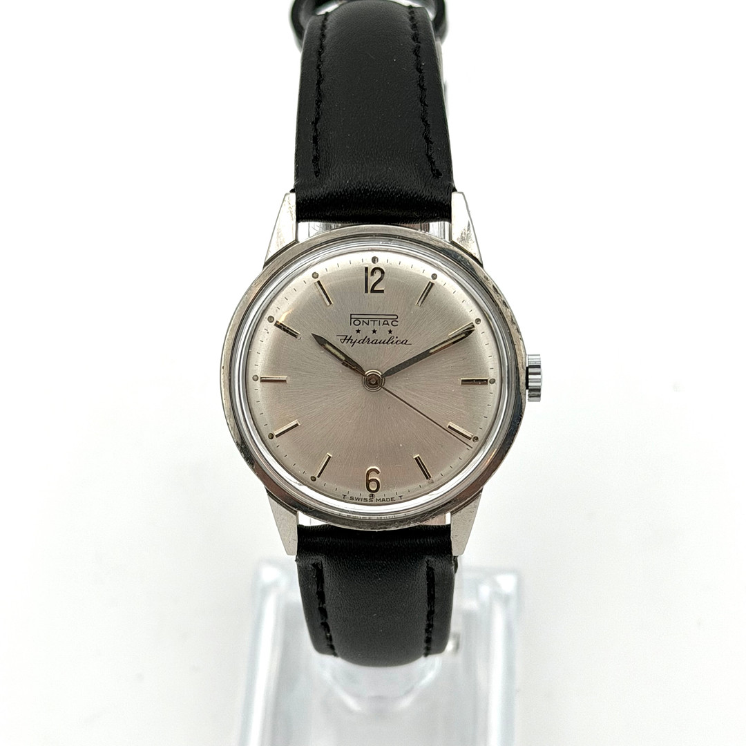 PONTIAC HYDRAULICA, armbandsur, 1960-tal, manuell, stål.