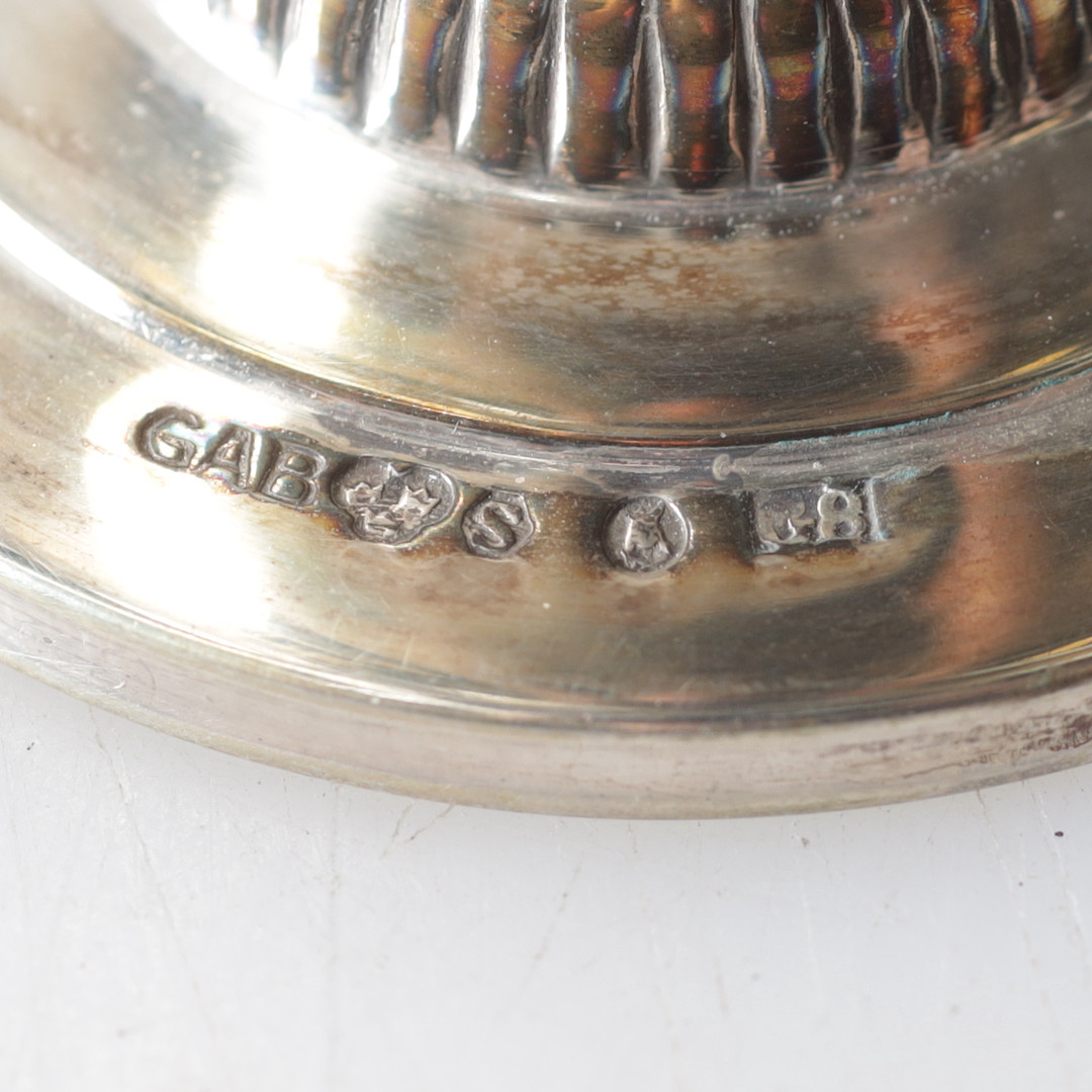 POKALER & TUMLARE, 7 st, silver. Totalvikt ca 274,9 gram.
