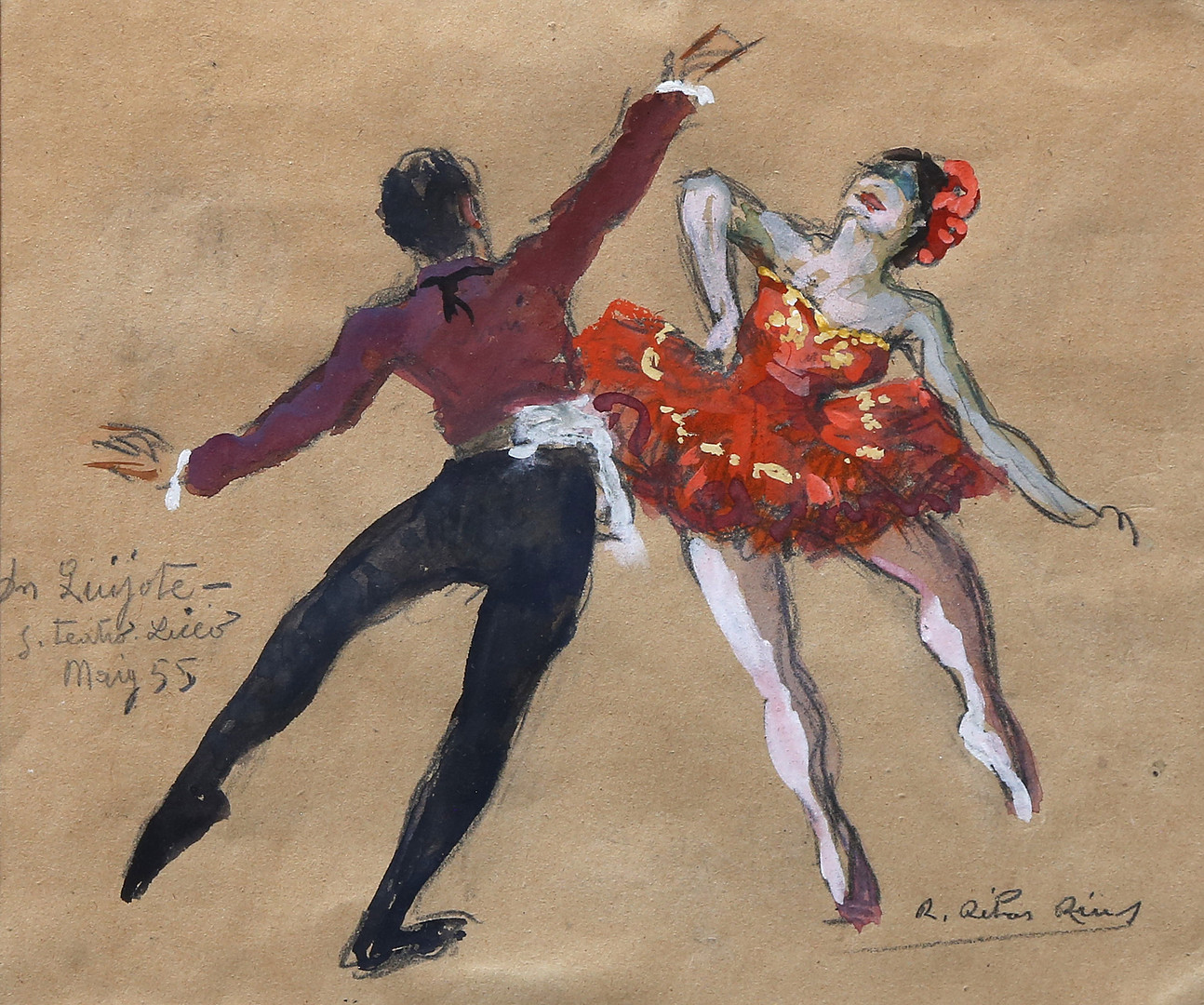 RAMON RIBAS RIUS. Don Quijote, el Liceu.