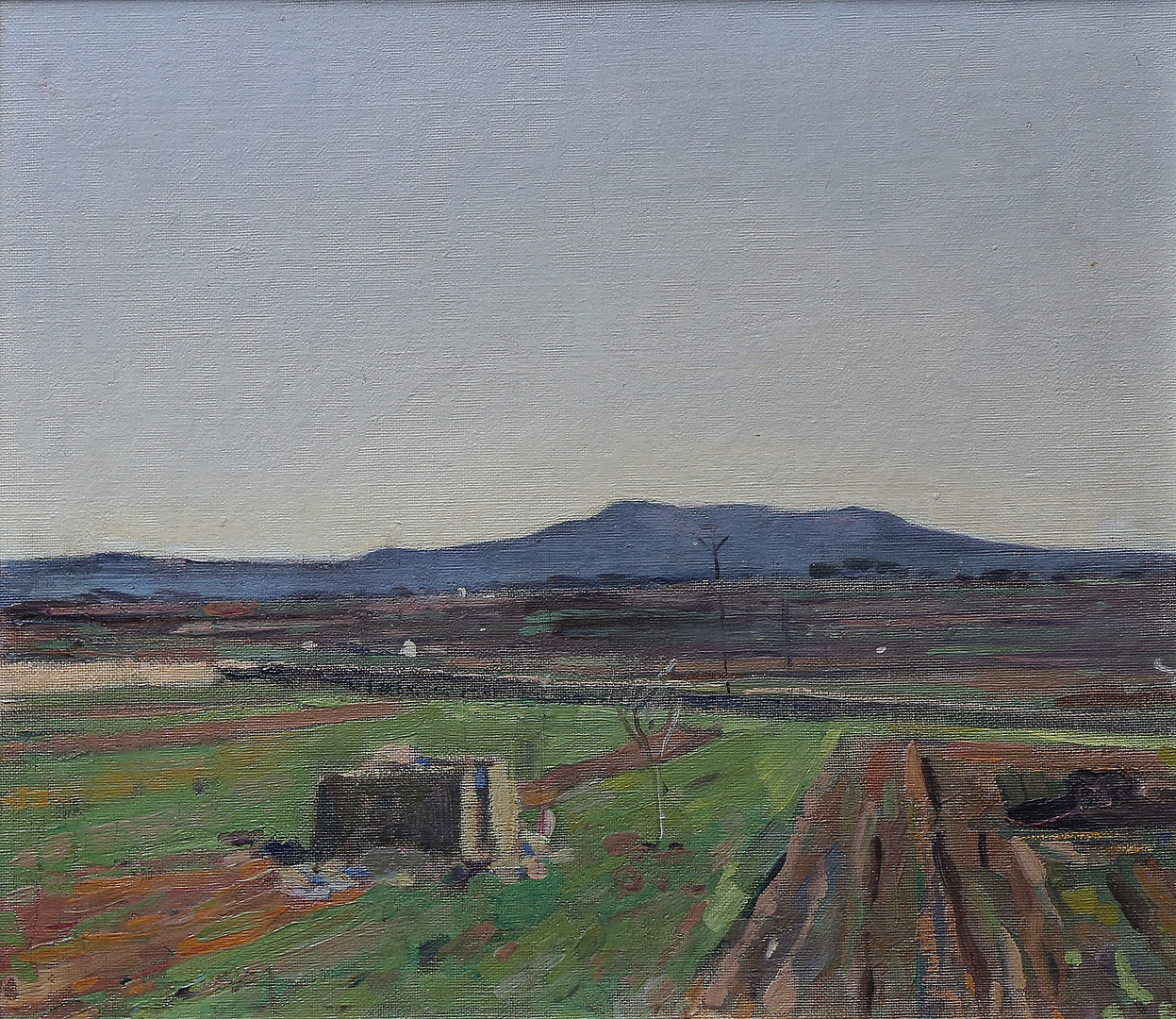 LLUÍS MARIA GÜELL. La Ràpita view.