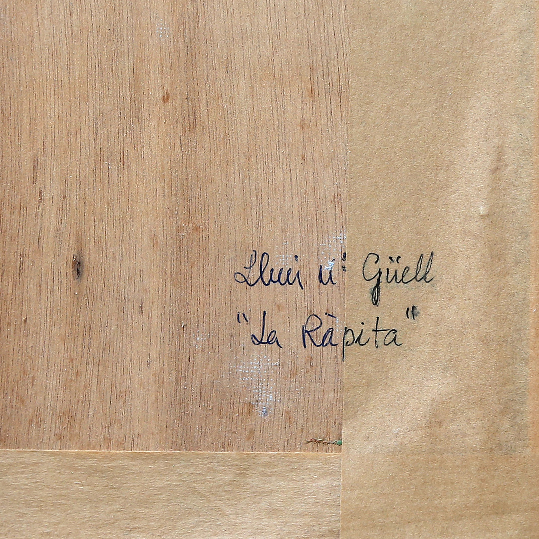 LLUÍS MARIA GÜELL. La Ràpita view.