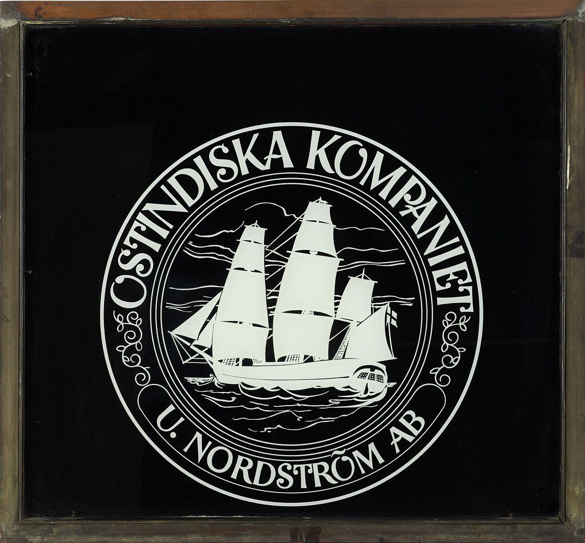 BUTIKSSKYLT "OSTINDISKA KOMPANIET - U. NORDSTRÖM AB".