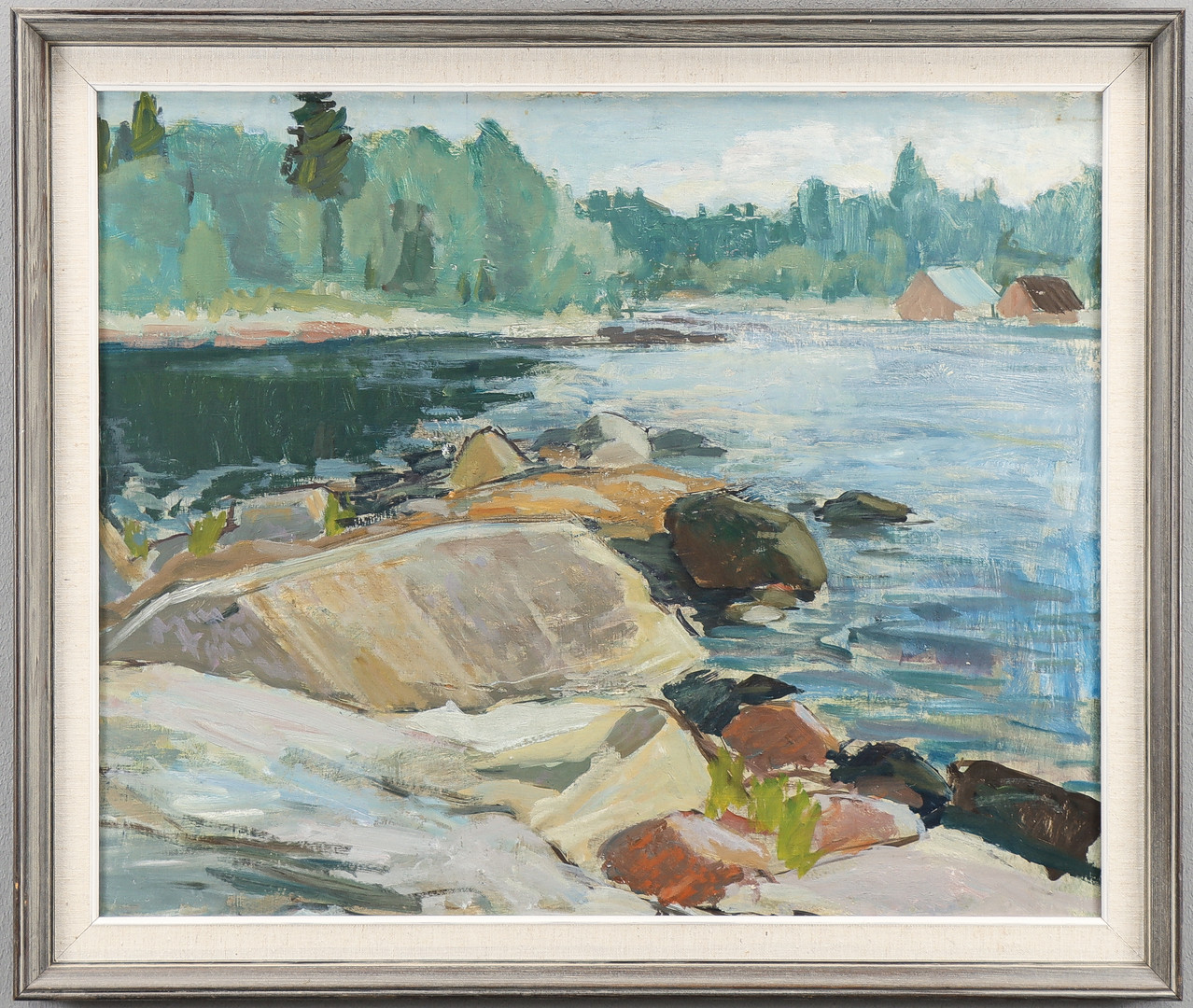 BERTIL LUNDQVIST. Olja på pannå, osignerad.