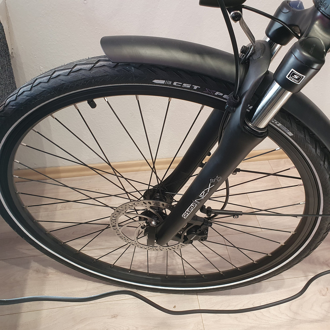 GRUNDIG GCB-1 E-Bike Schwarz, Shimano 9-Gang.
