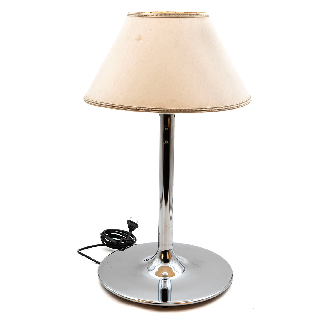 PER SUNDSTEDT. BORDSLAMPA, Atelje lyktan, "Mars" Åhus, metall.