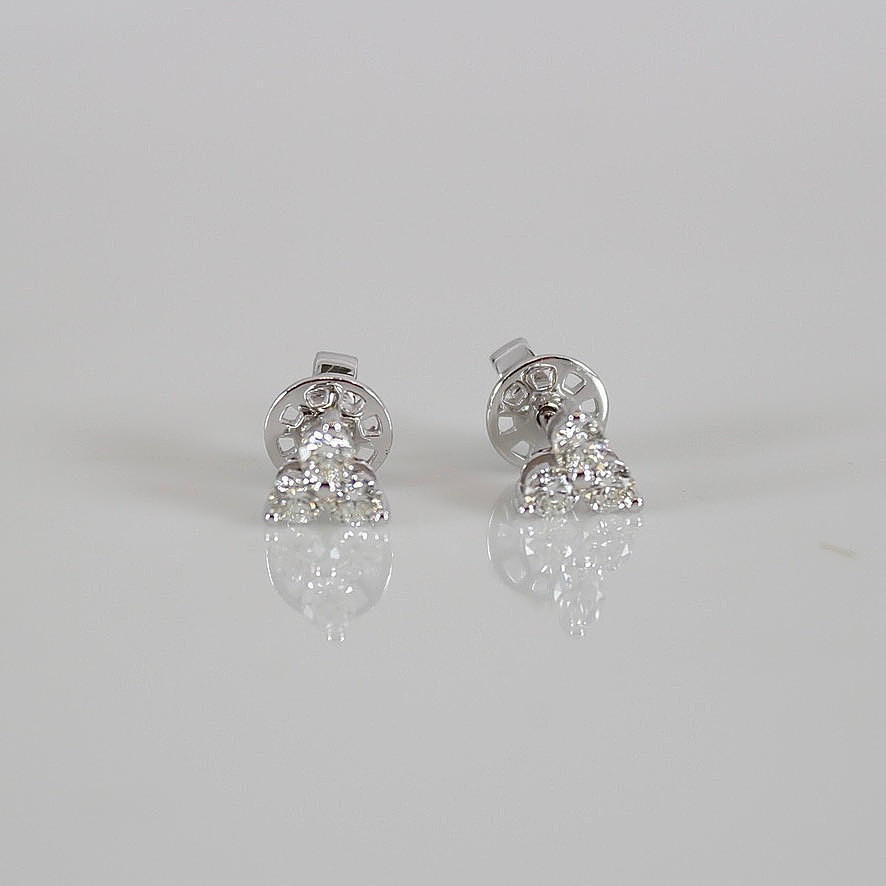 DIAMANTÖRHÄNGEN, ett par, 0,47ct, vitguld 18K.