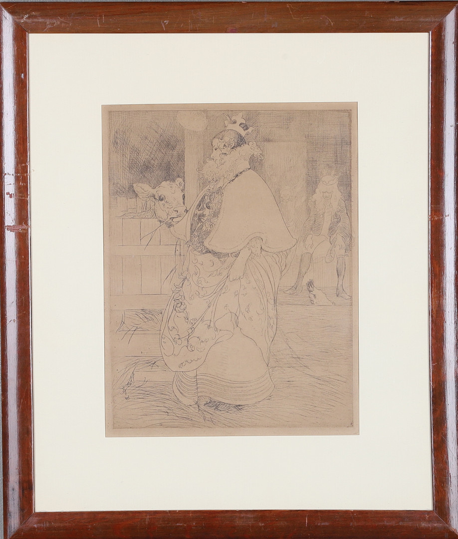 CARL LARSSON. EFTER. grafiskt tryck, 1900-talets första hälft, osignerad.