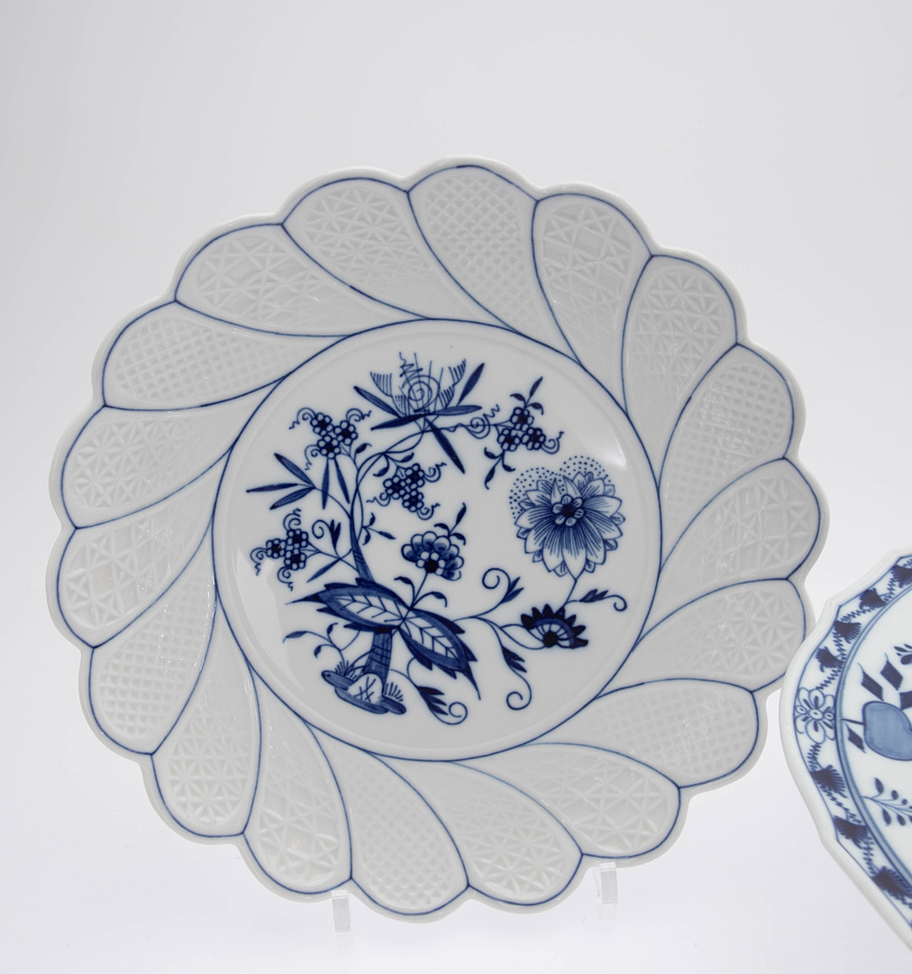 MEISSEN. Kaffeeservice ´Zwiebelmuster`, 19./20. Jh. (23).