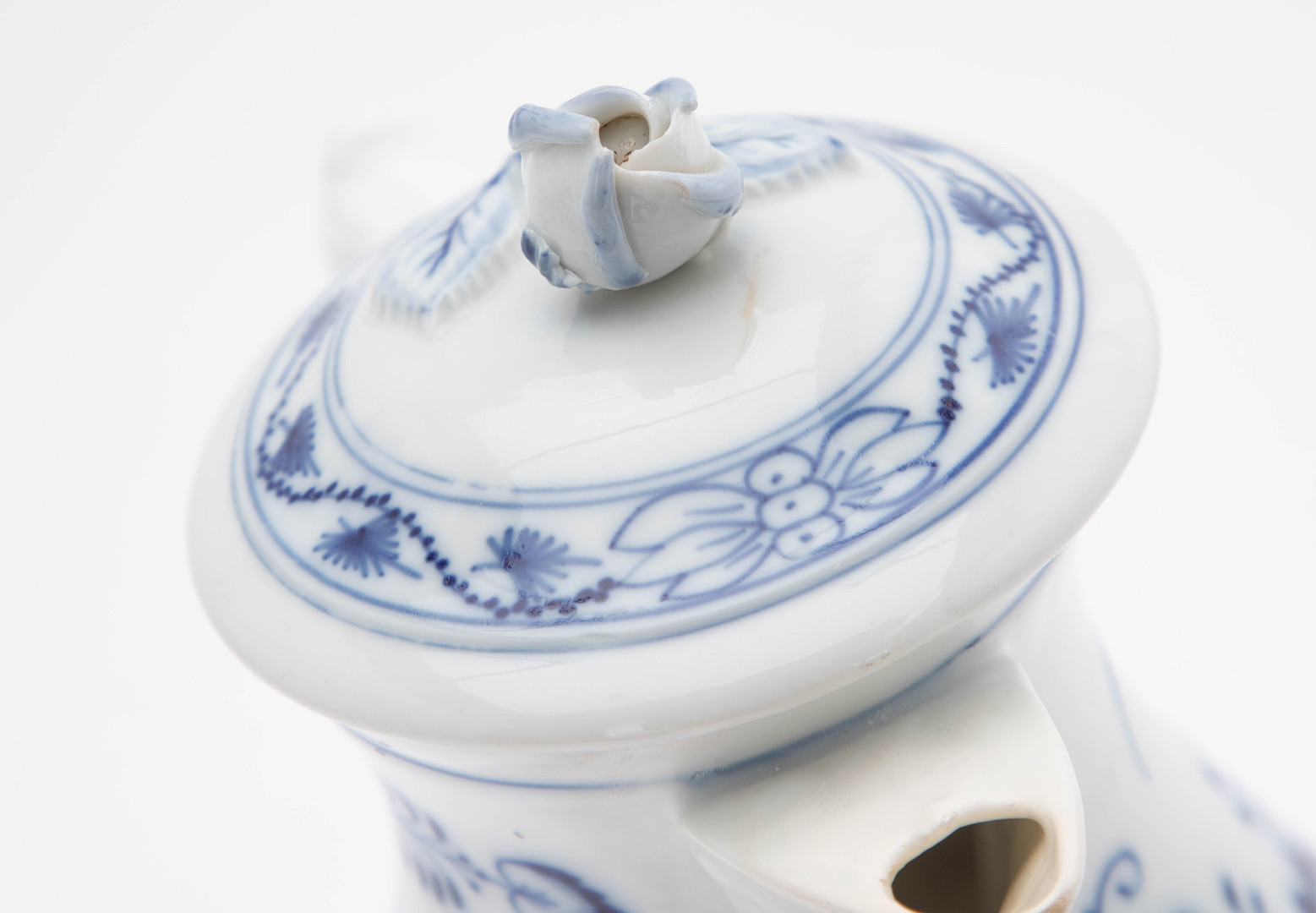 MEISSEN. Kaffeeservice ´Zwiebelmuster`, 19./20. Jh. (23).