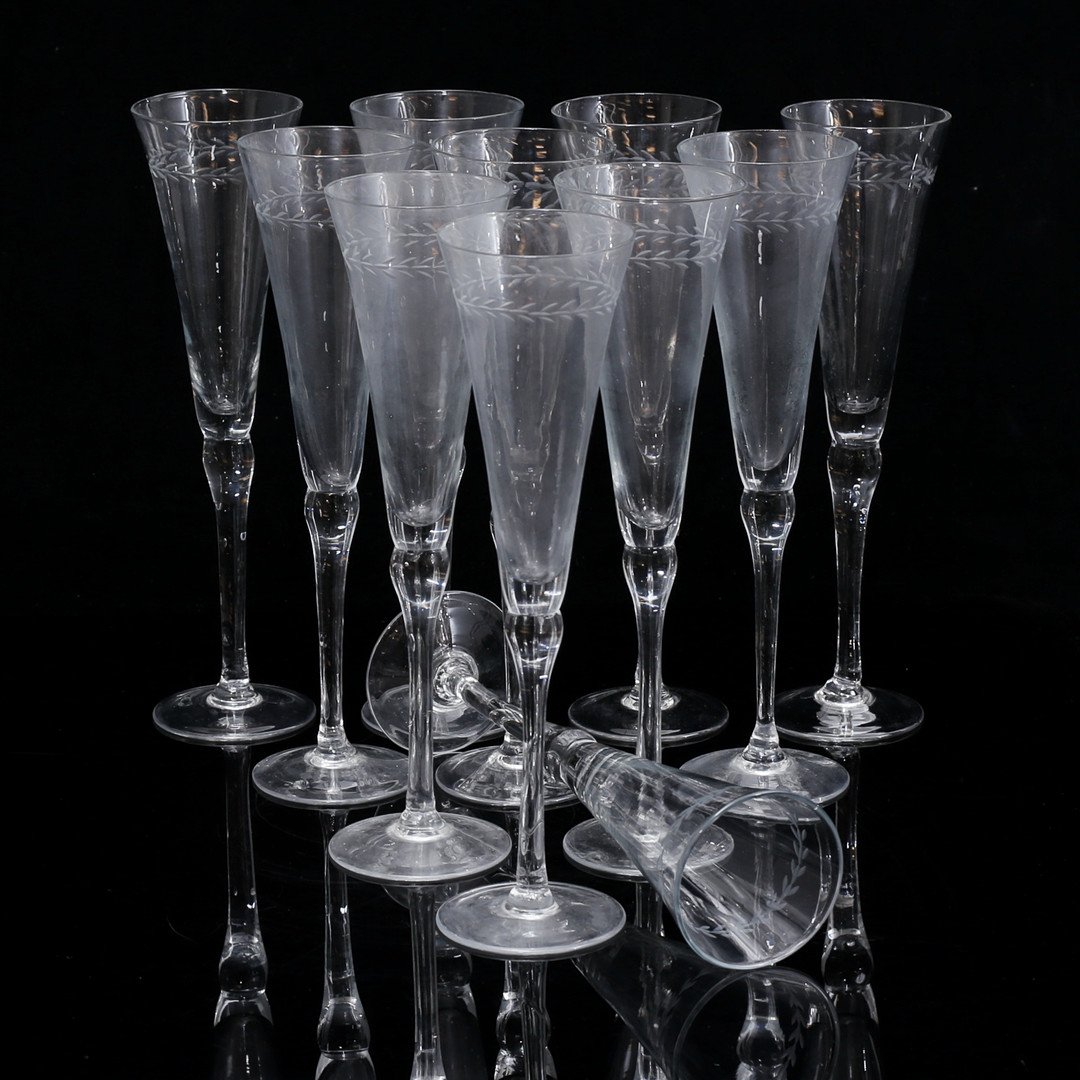 CHAMPAGNEGLAS, 11 st, Miljögården, 2000-tal.