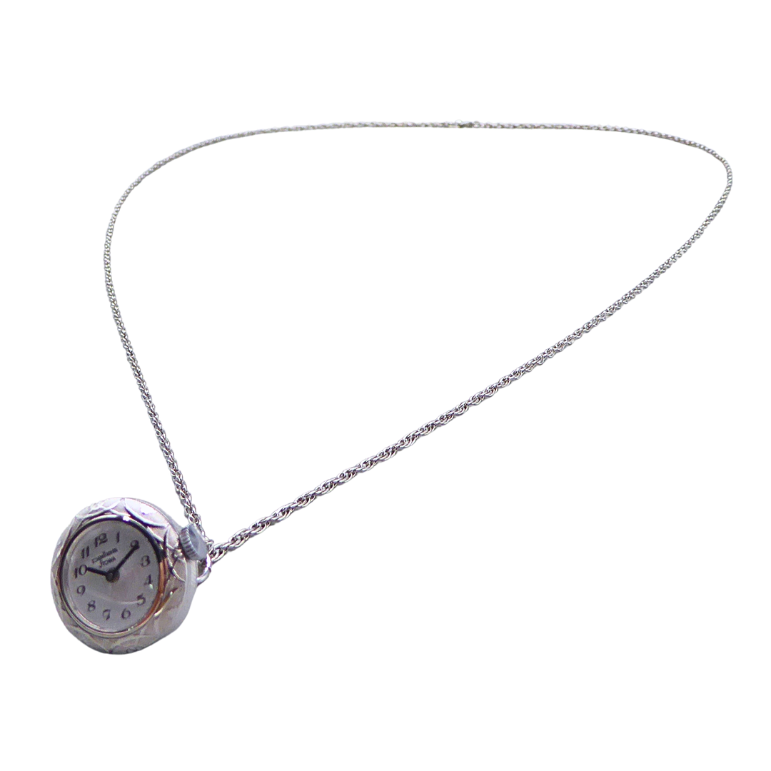 HALSKETTE MIT PALLAS STOWA TASCHENUHR ANHÄNGER.