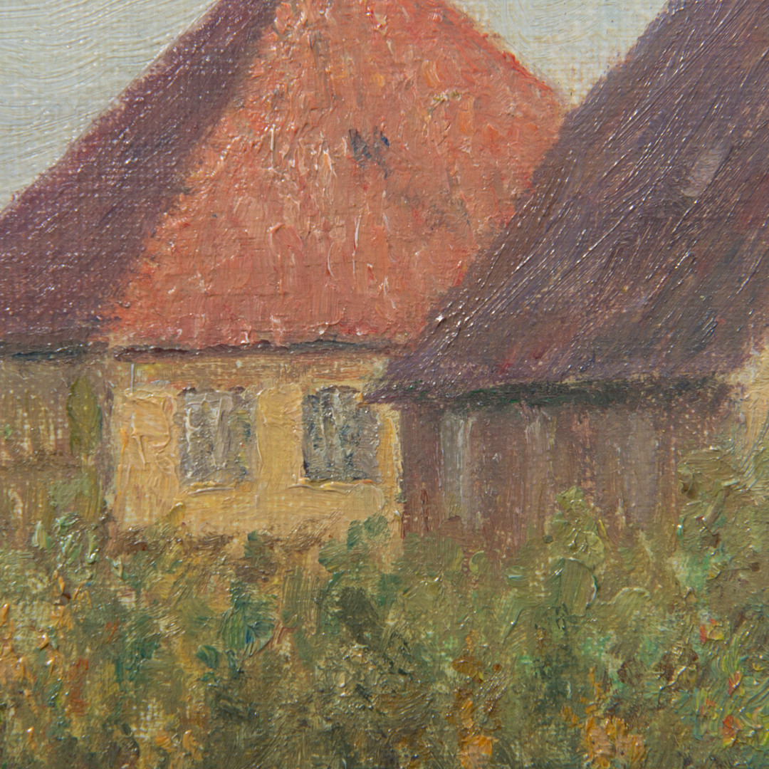 FRIDA BUGGE. (1874-1964). Olie på lærred. Danmark, 1953.