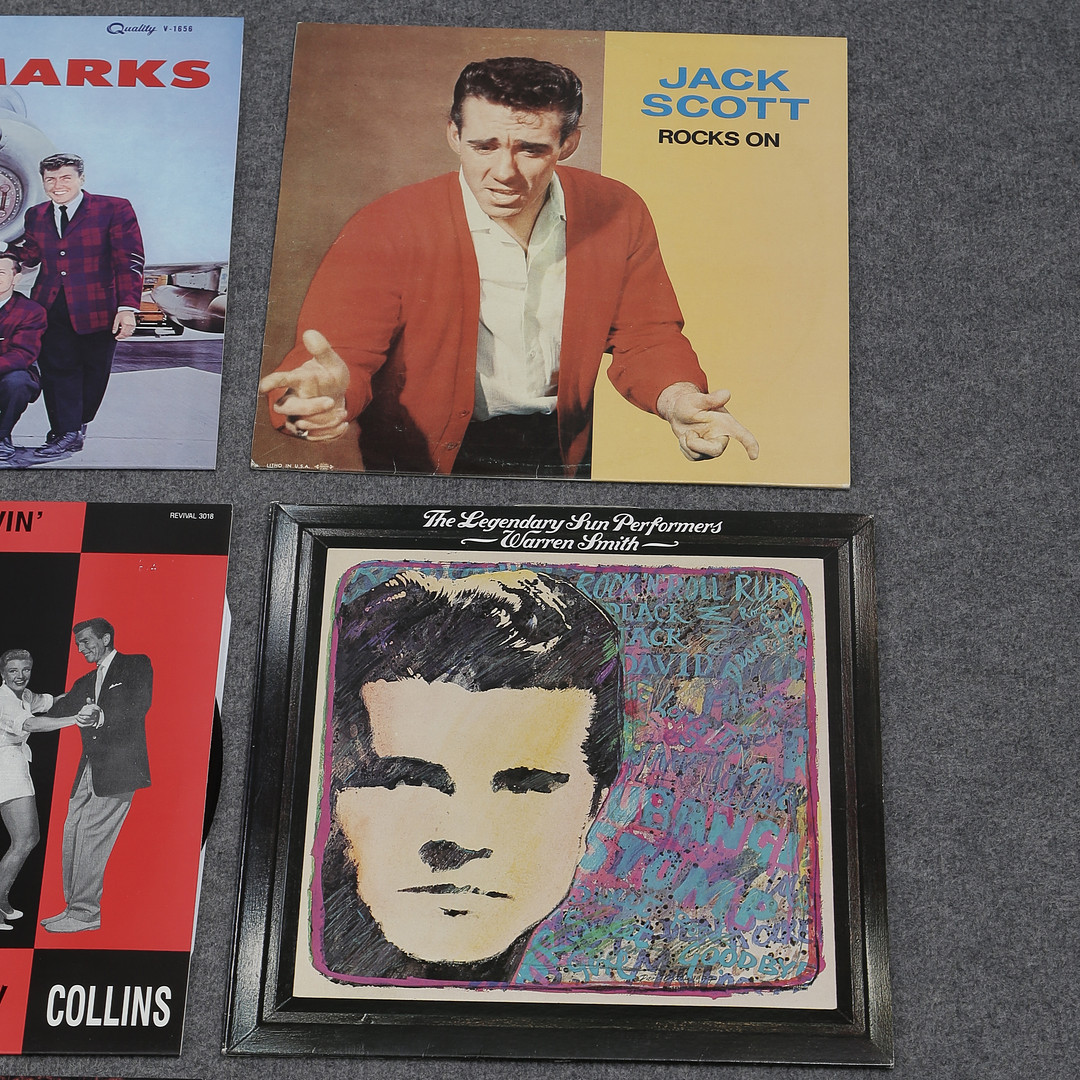 20 LP-SKIVOR, ROCKABILLY, ROCK N ROLL, THE BIG RUMBLE, RAY SMITH, BOB LUMAN, THE PHANTOM M.M.