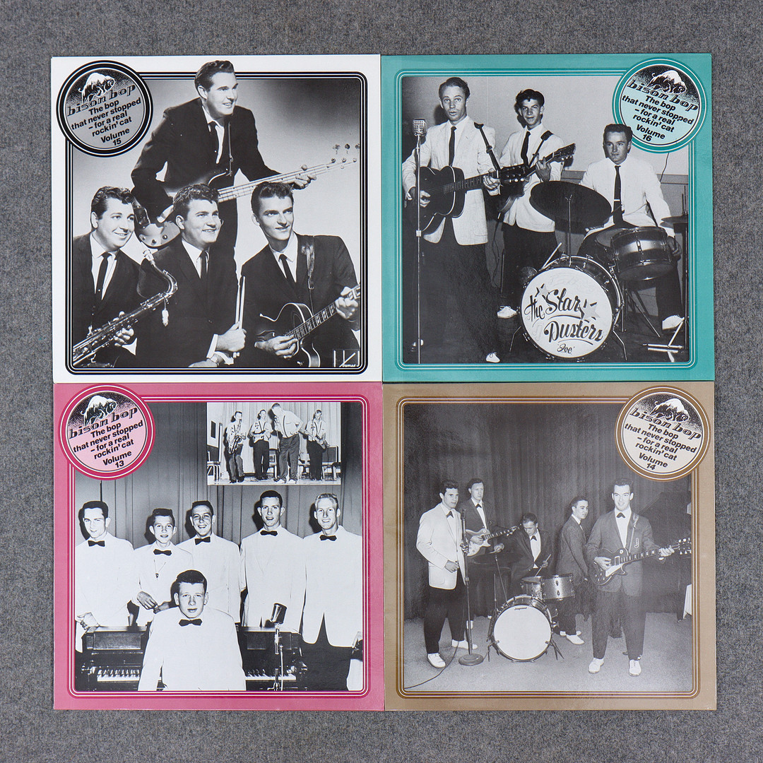 33 LP-SKIVOR, BISON BOP, VOLUME 0-32.
