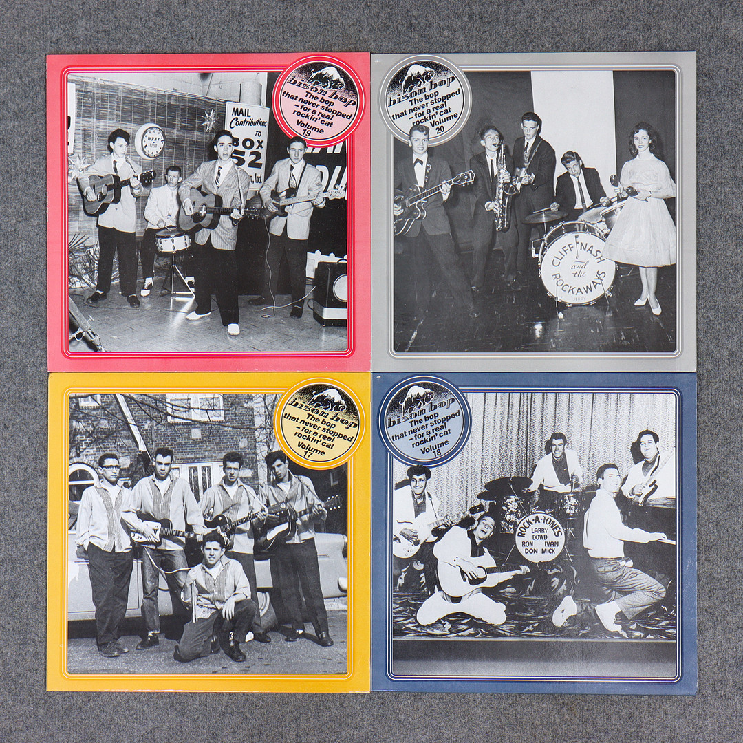 33 LP-SKIVOR, BISON BOP, VOLUME 0-32.