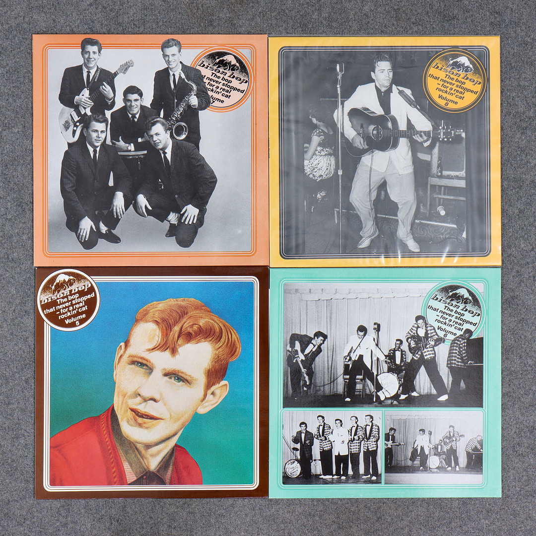 33 LP-SKIVOR, BISON BOP, VOLUME 0-32.