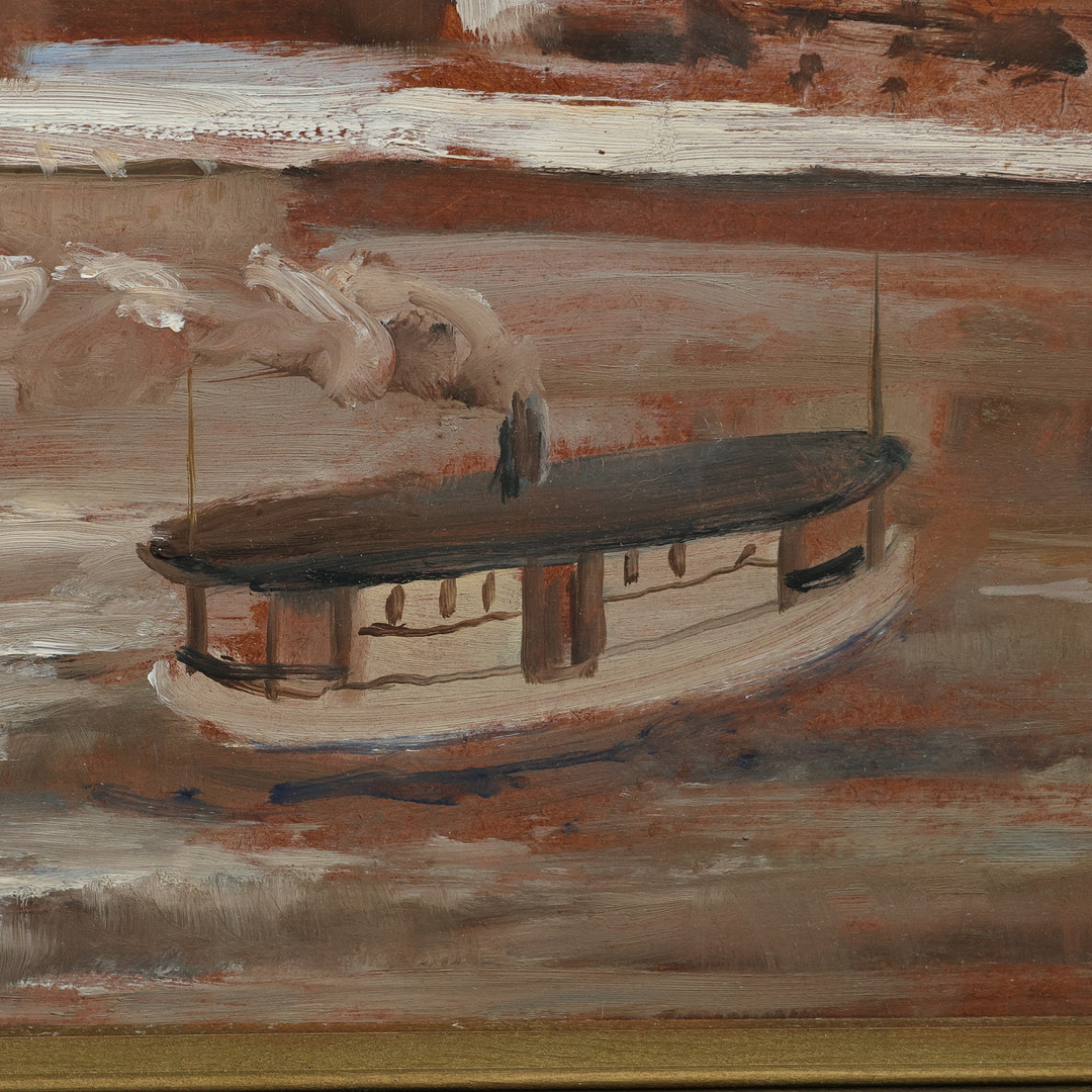 KARL ABEL ANDERSSON. (Säter 1893-1947 Stockholm), olja på pannå, signerad.