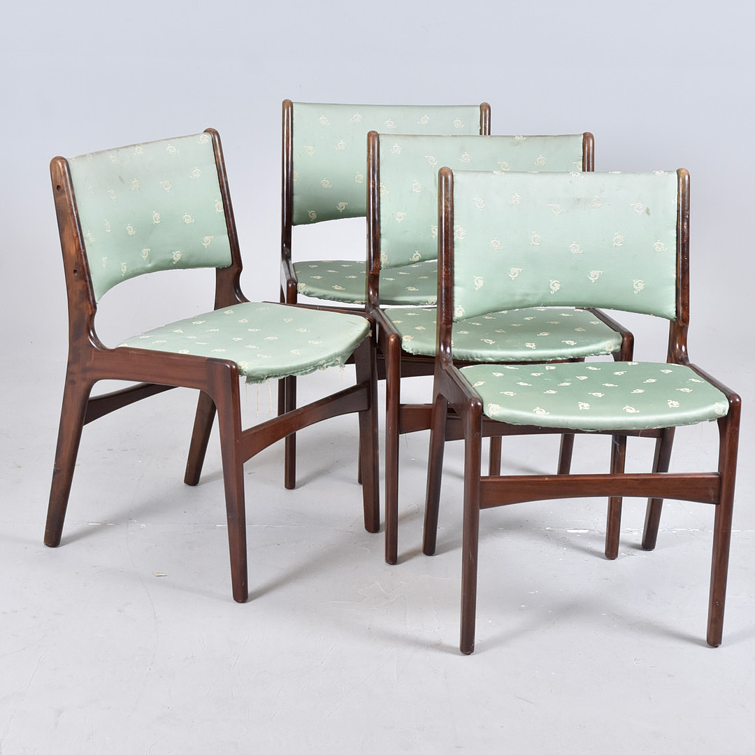ERIK BUCH. Stolar, 4-stycken, mahogny, modell 89.