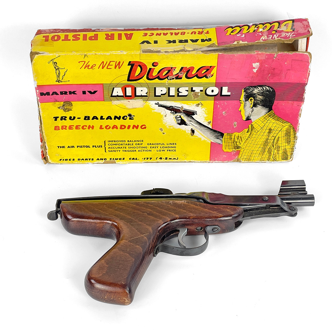 LUFTPISTOL. Diana Mark IV, Milbro, England, 1960-tal.