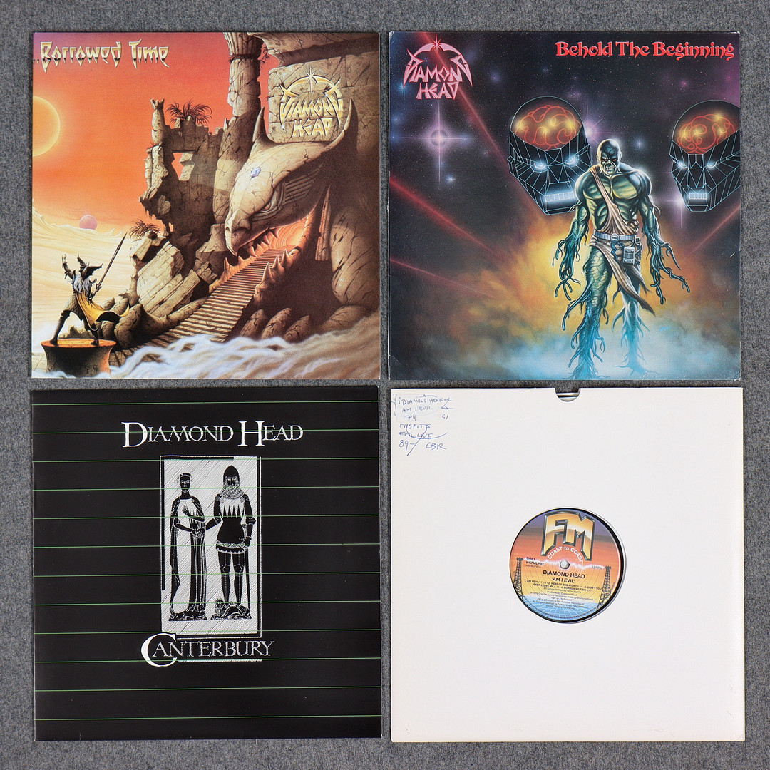 4 LP-SKIVOR, DIAMOND HEAD.