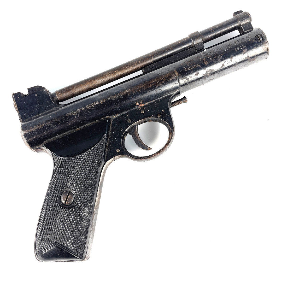 LUFTPISTOL. Mark I, Webley & Scott, England, 1930-tal.