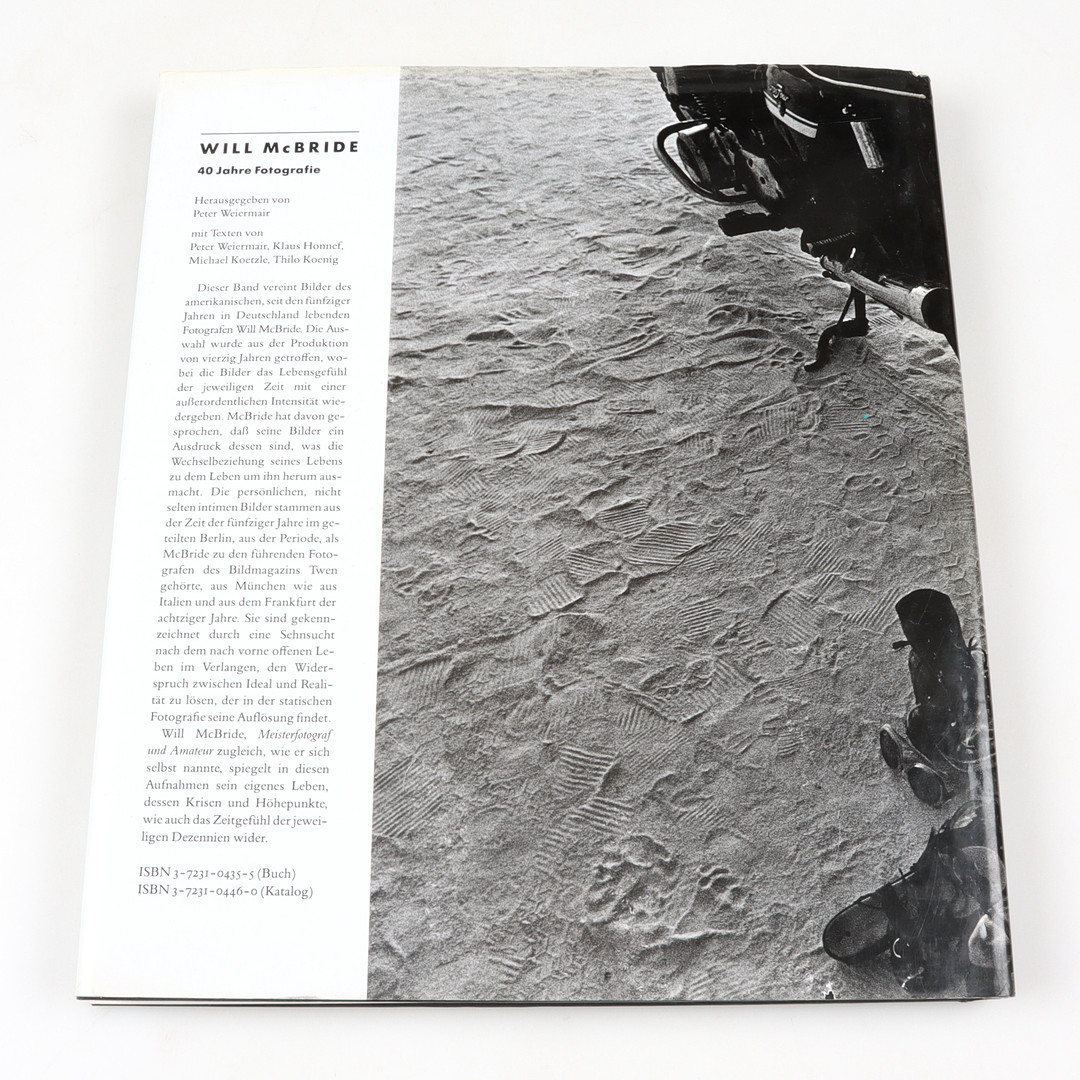 WILL MCBRIDE. Fotobok, "40 Jahre Fotografie". Tyskland. 1992.