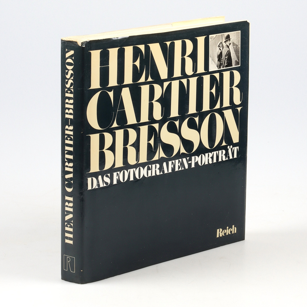 HENRI CARTIER. Fotobok, Henri Cartier-Bresson, "Das Fotografen-Porträt", Reich Verlag, 1980.