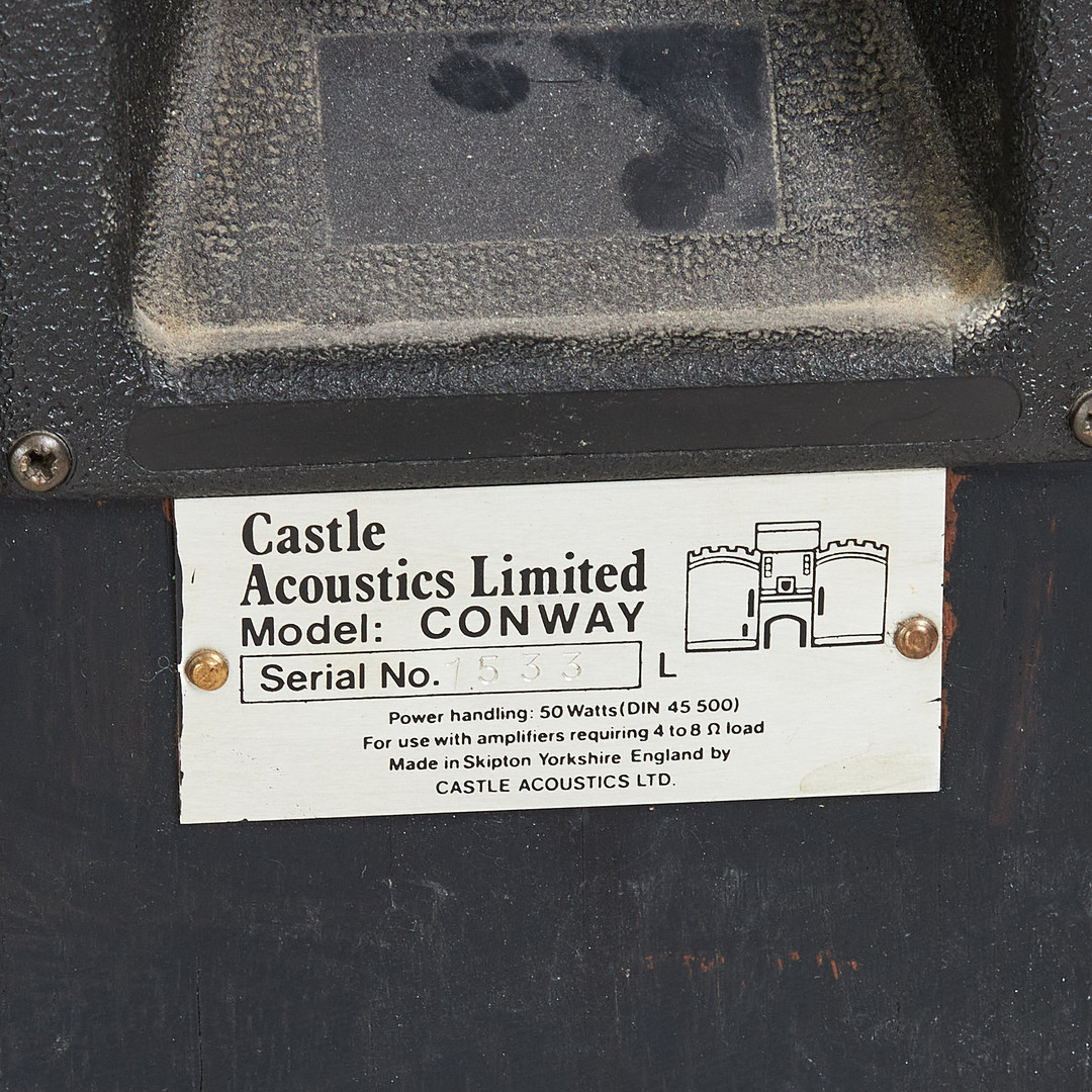 HÖGTALARE, 2 st, Conway, "Castle", England, med s.k "3 Way System".