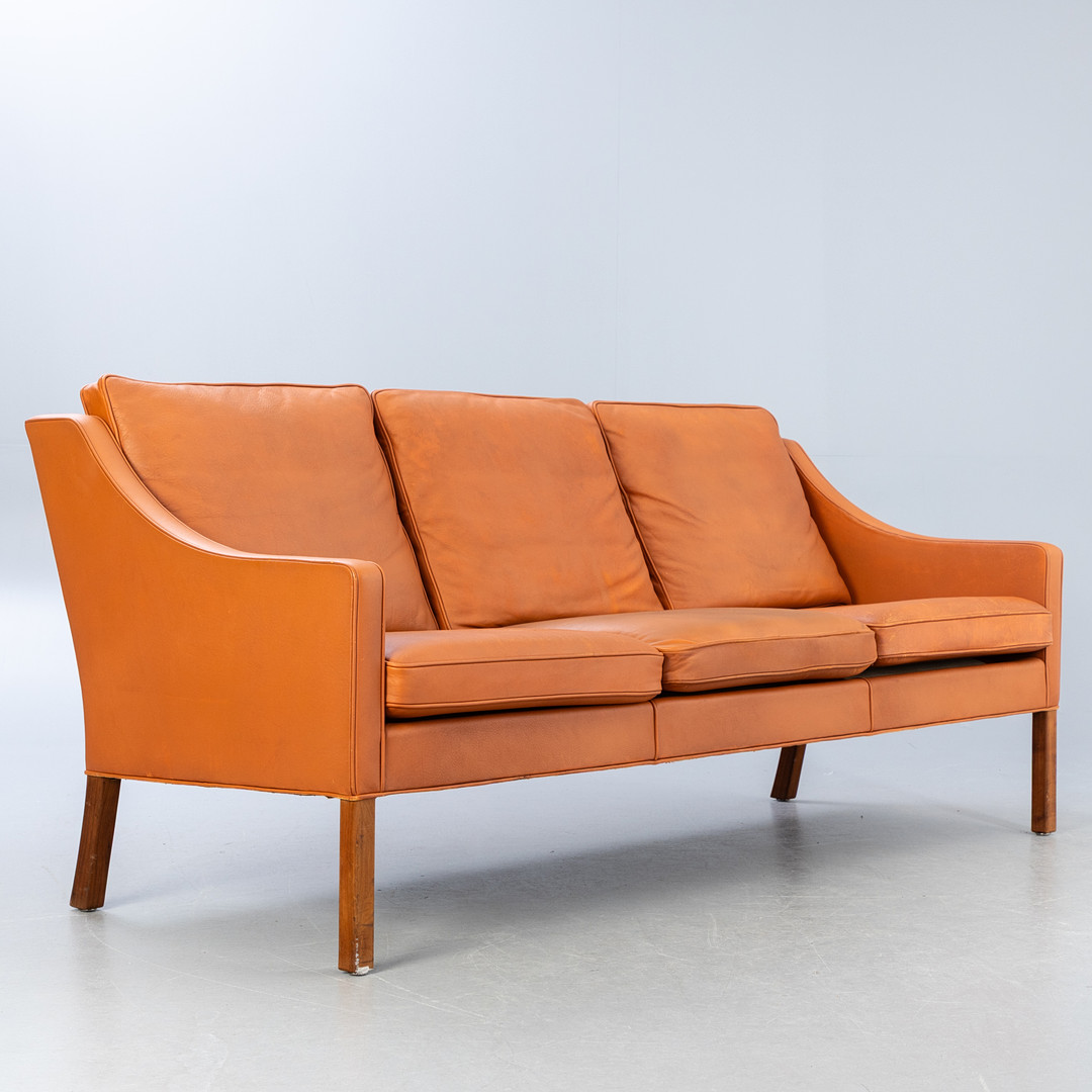 BØRGE MOGENSEN. Fredericia, 3-Sitzer-Sofa, Modell 2209, 1970er Jahre.