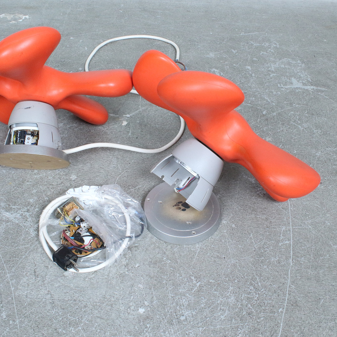 扇風機・サーキュレーター Elmar Flototto Elmar Flötotto “Flower Power” 2 Tischventilatoren. - Stockholms