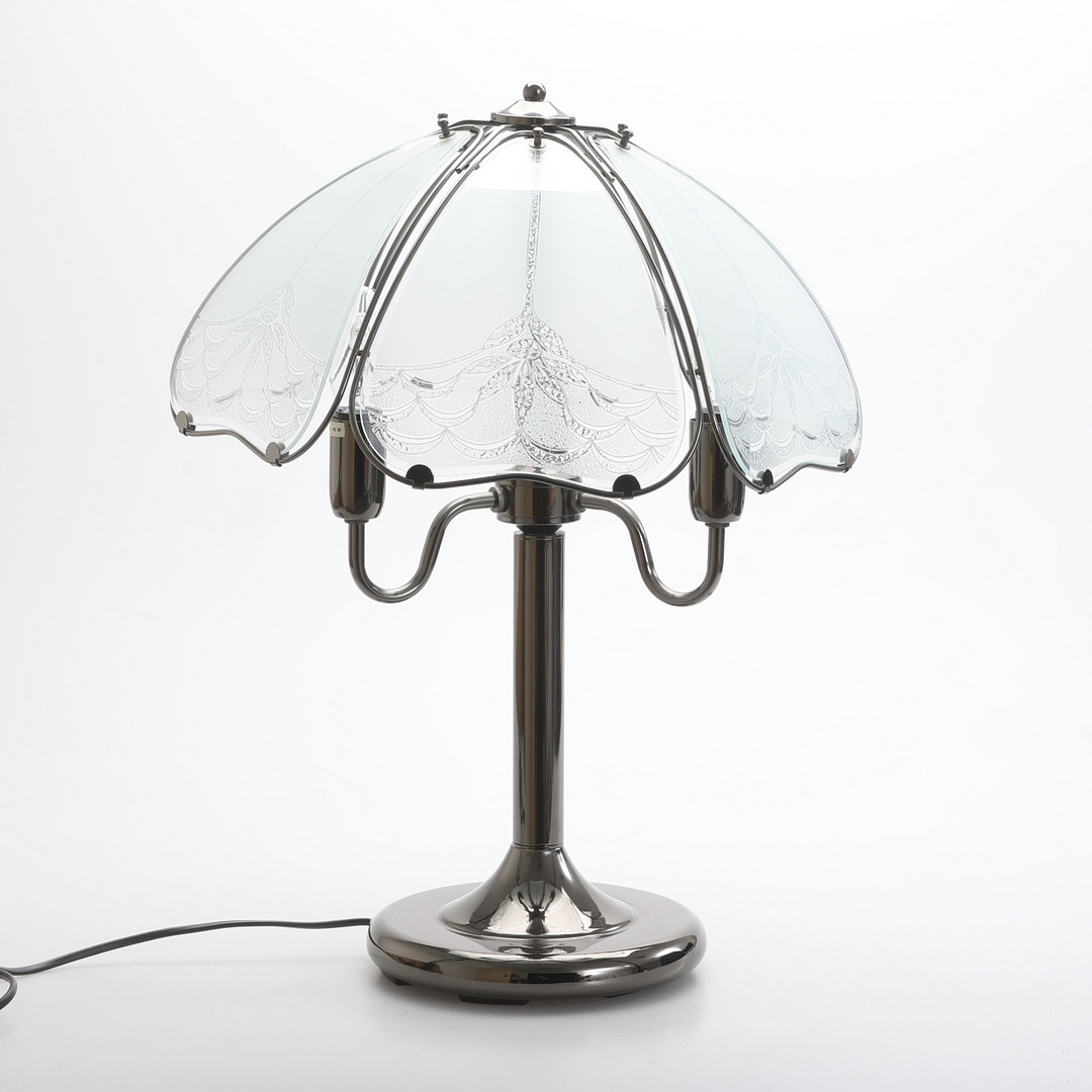 BORDSLAMPA, metall och glas, Lyktan, nutida.