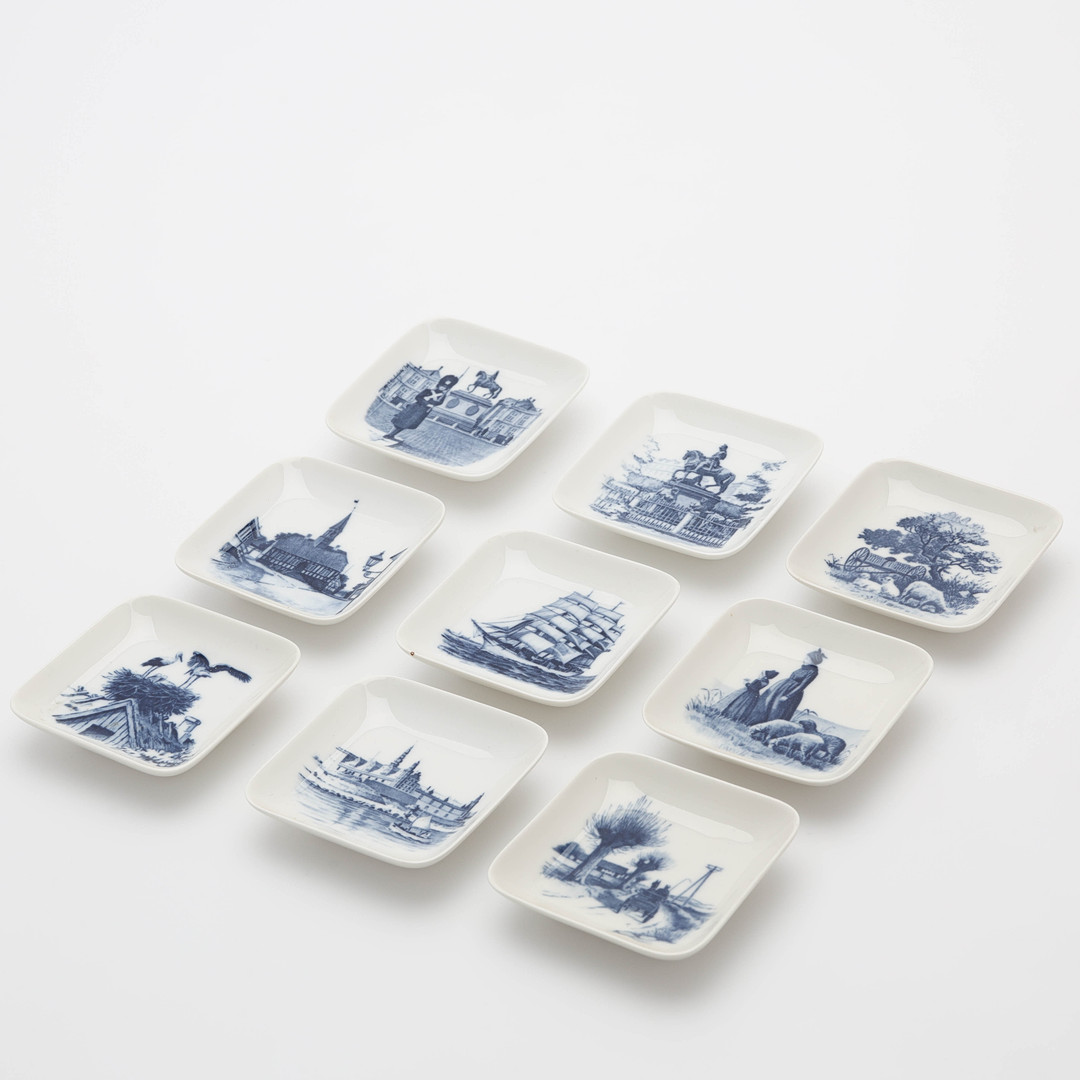 SAMLARTALLRIKAR, 20 st, porslin, Royal Copenhagen, Danmark.