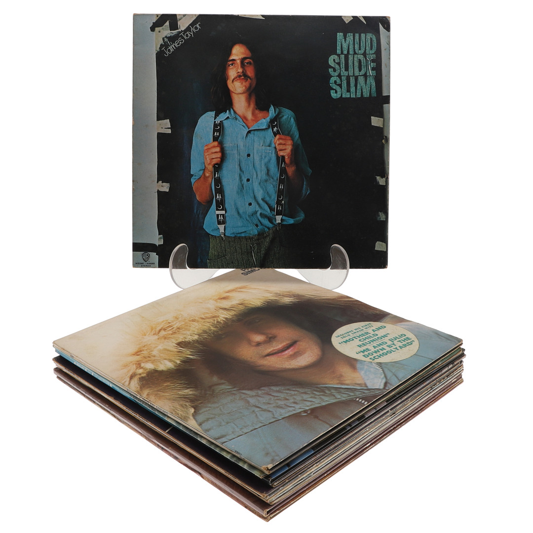 CLASSIC ROCK, FOLK & SINGER-SONGWRITER LP COLLECTION INCLUDING SIMON & GARFUNKEL, PAUL SIMON, BEACH BOYS, JAMES TAYLOR, 10CC AND SKY.