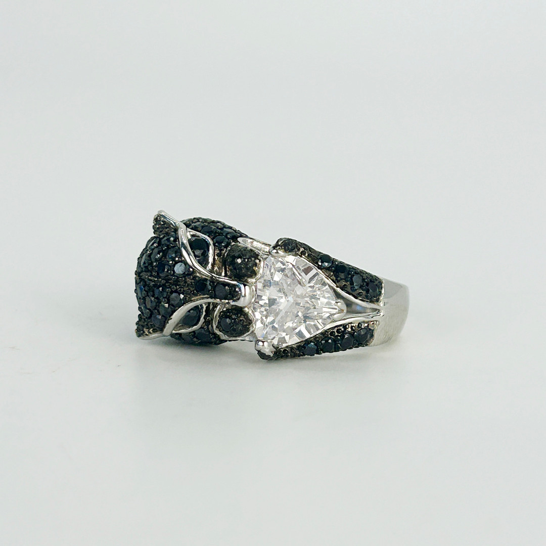 HEAVY 925 PANTHER RING.