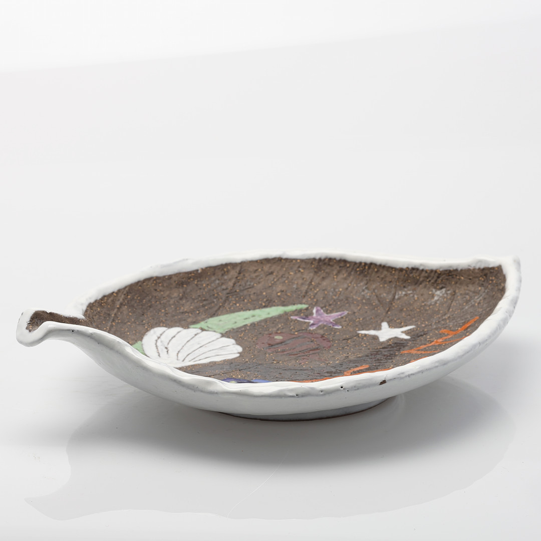 ANNA-LISA THOMSON. Fat, två stycken, "Spectra", keramik, Uppsala-Ekeby 1951-1962.