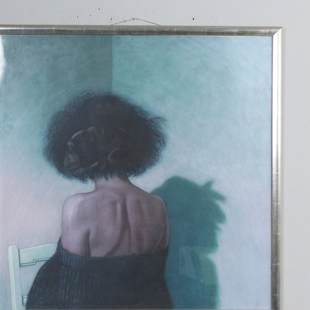 WILLI KISSMER (1951-2018). Acryl auf Papier auf Hartfaser, '' Schattenspiel'' signiert, (1983).