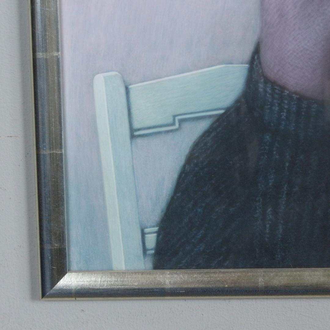 WILLI KISSMER (1951-2018). Acryl auf Papier auf Hartfaser, '' Schattenspiel'' signiert, (1983).