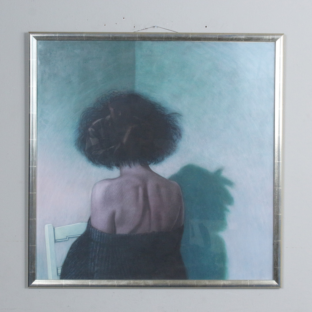 WILLI KISSMER (1951-2018). Acryl auf Papier auf Hartfaser, '' Schattenspiel'' signiert, (1983).