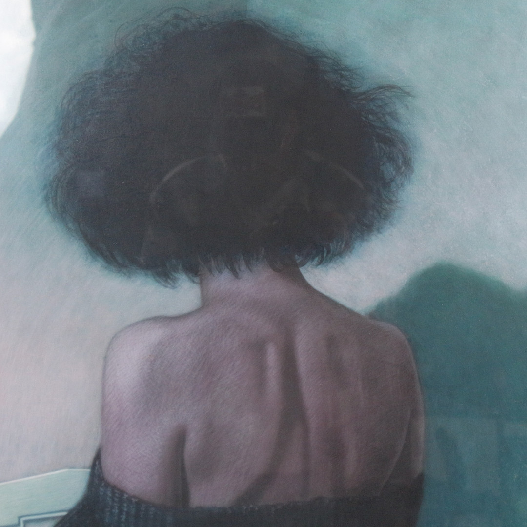 WILLI KISSMER (1951-2018). Acryl auf Papier auf Hartfaser, '' Schattenspiel'' signiert, (1983).