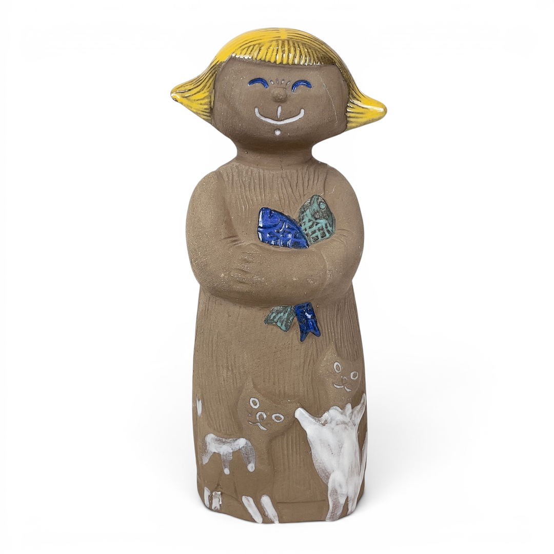 MARI SIMMULSON. Figurin, "Gina", stengods, Upsala Ekeby.