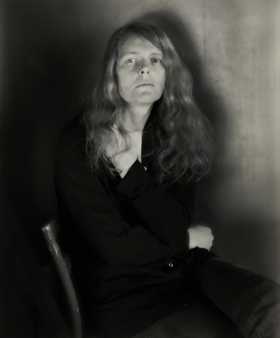TOMAS SEGEBLADH (född 1952), "Kristina Lugn, Täby, 1985", signerad och numrerad 1/10 på bakstycke, med fotografens copyright stämpel, fine art print.