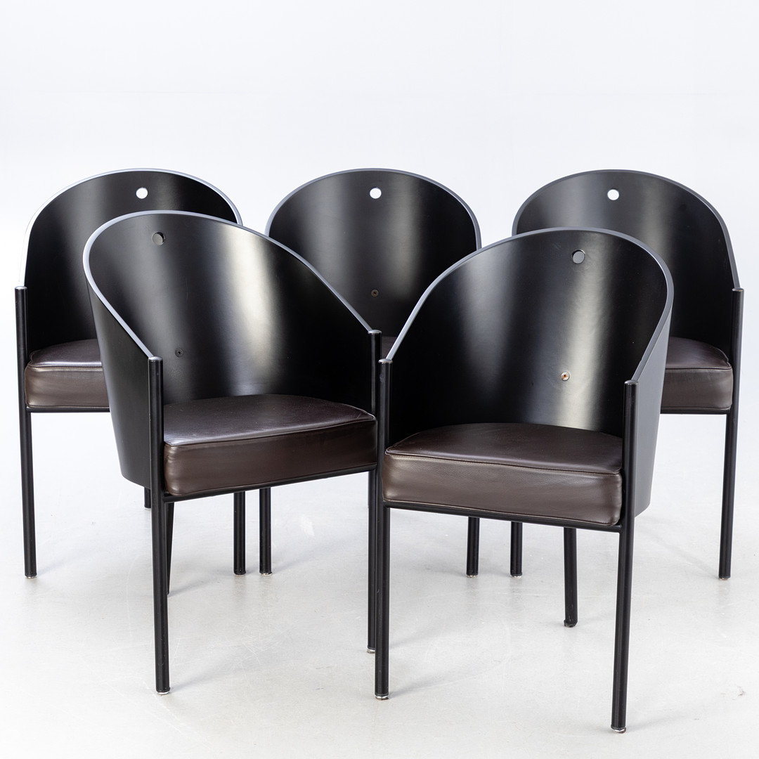 PHILIPPE STARCK. Stühle Modell 'Costes', Aleph, Italien, 1980er Jahre. (5).
