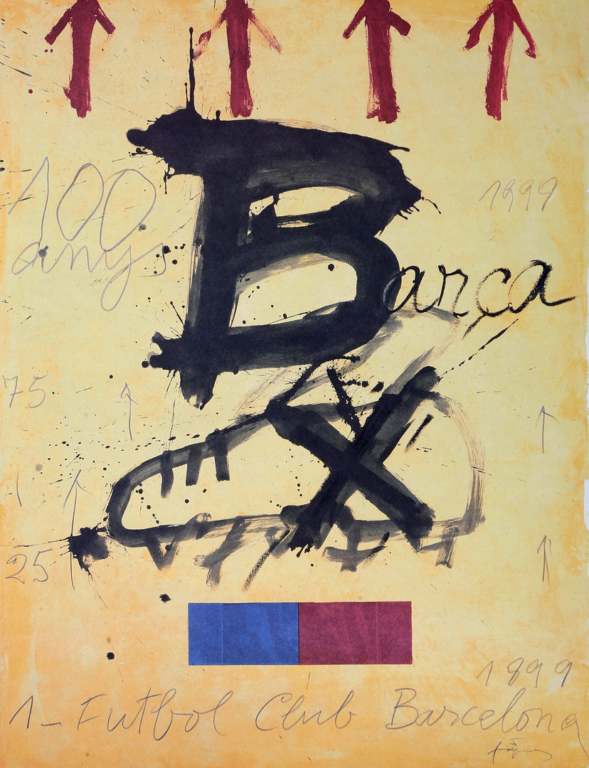 AFTER ANTONI TÀPIES. Fútbol Club Barcelona, "Centenari, 1999".