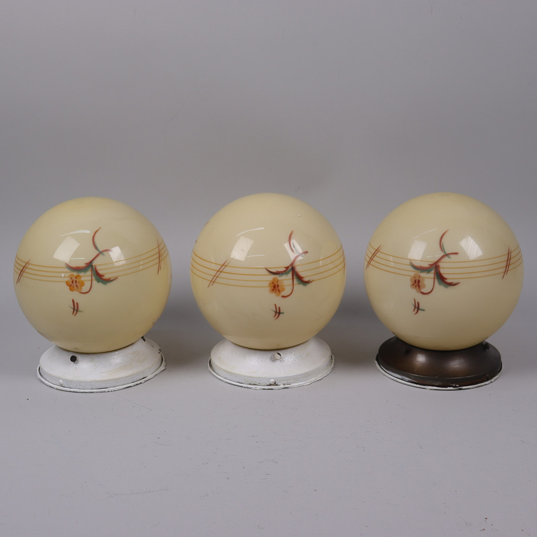 TAKLAMPOR, funkis, 1930-tal, 3 st.