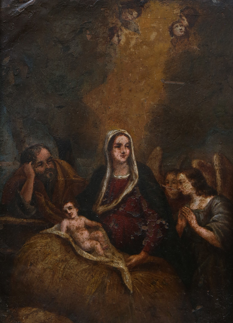 SPANISH SCHOOL, 18-19TH CENTURY. Nativity.