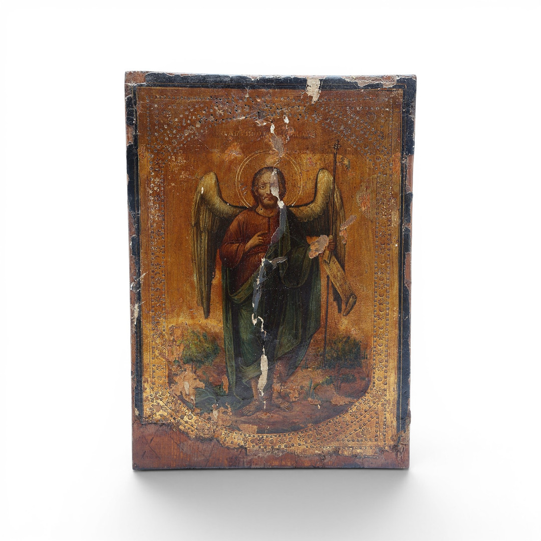 RUSSIAN SCHOOL, PROBABLY 19TH CENTURY. Saint Michael the Archangel.