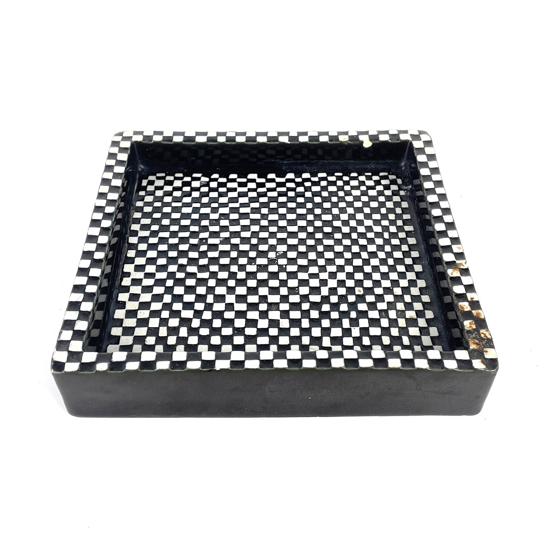 STIG LINDBERG. Fat, glaserat stengods, "Domino", nr 11, Gustavsberg.